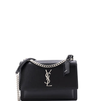 Saint Laurent Sunset Crossbody Bag Leather Medium