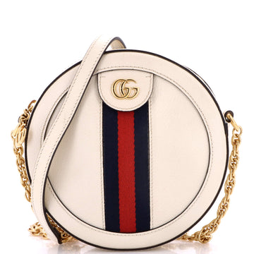 Gucci Ophidia Round Shoulder Bag Leather Mini
