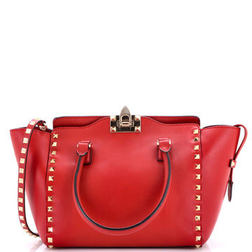 Valentino Garavani Rockstud Tote Rigid Leather Small