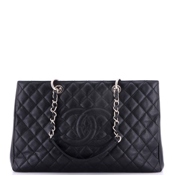 Chanel Grand Shopping Tote Quilted Caviar XL