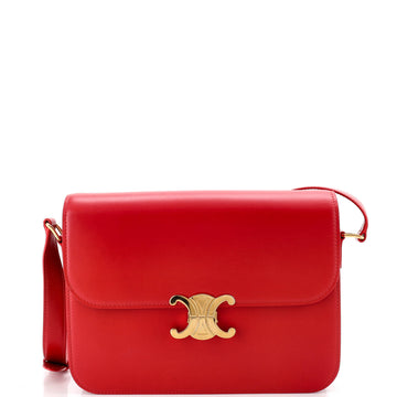 Celine Triomphe Shoulder Bag Smooth Calfskin Large