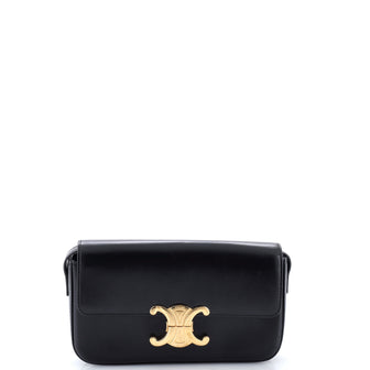 Celine Triomphe East-West Shoulder Bag Smooth Calfskin