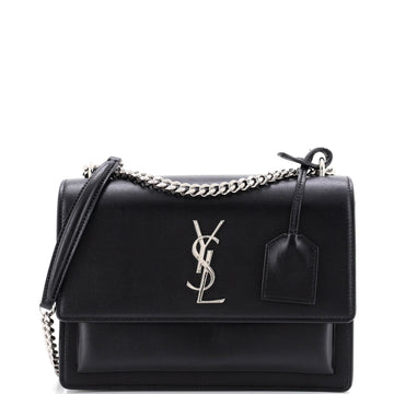 Saint Laurent Sunset Crossbody Bag Leather Medium