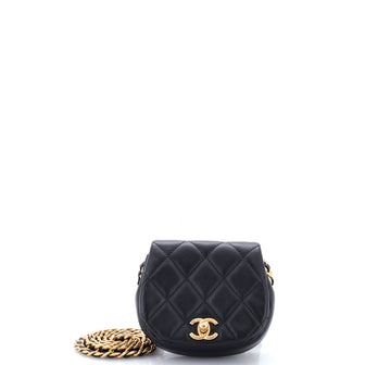 Chanel Coco Mail Clutch with Chain Quilted Calfskin Mini
