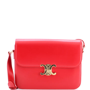 Celine Triomphe Shoulder Bag Smooth Calfskin Large