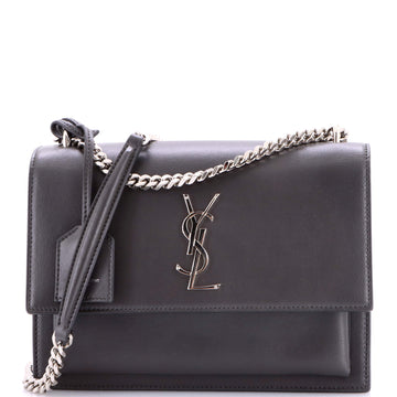 Saint Laurent Sunset Crossbody Bag Leather Medium