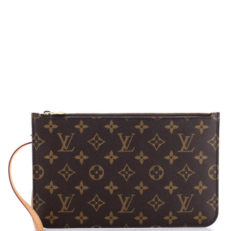 Louis Vuitton Neverfull Pochette Monogram Canvas Large