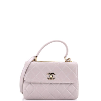 Chanel Trendy CC Top Handle Bag Quilted Lambskin Small