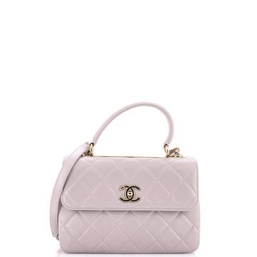 Chanel Trendy CC Top Handle Bag Quilted Lambskin Small