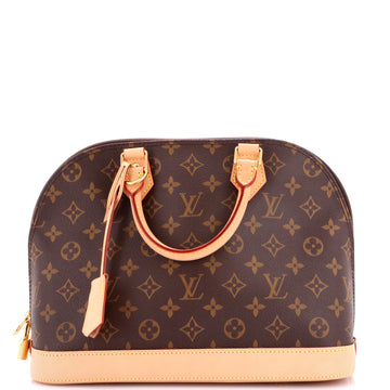 Louis Vuitton Alma Handbag Monogram Canvas PM