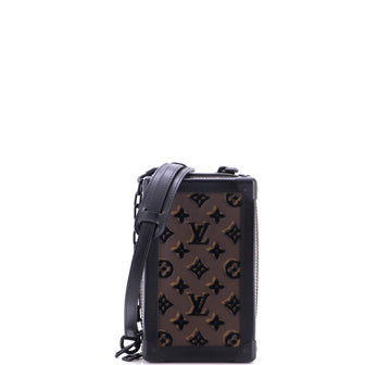 Louis Vuitton Vertical Soft Trunk Bag Monogram Tuffetage Canvas