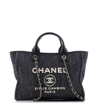 Chanel Deauville NM Tote Wool Small