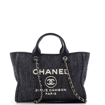 Chanel Deauville NM Tote Wool Small