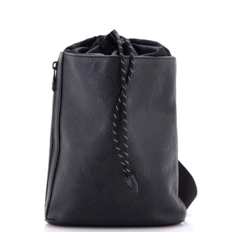 Louis Vuitton Chalk Sling Bag Monogram Shadow Leather