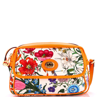 Gucci Shoulder Bag Flora Canvas Small