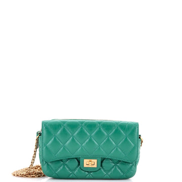Chanel Reissue 2.55 Flap Phone Holder with Chain Quilted Aged Calfskin