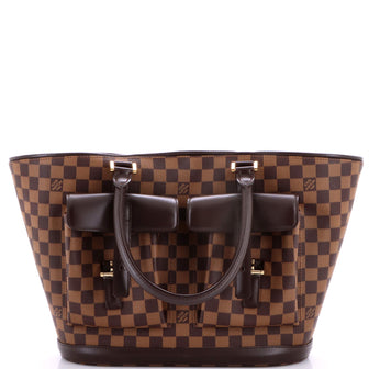 Louis Vuitton Manosque Handbag Damier GM