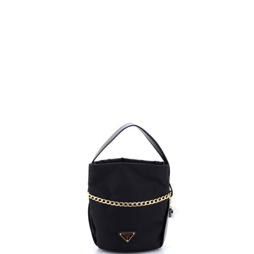 Prada Petit Sac Bucket Bag Re-Nylon and Nappa Leather Mini