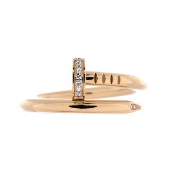 Cartier Juste un Clou Ring 18K Yellow Gold and Diamonds