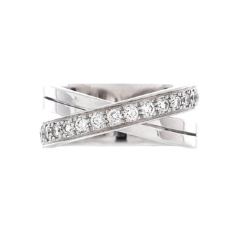 Cartier Etincelle de Cartier Crossover Ring 18K White Gold and Diamonds