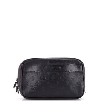 Louis Vuitton Toiletry Pouch Monogram Shadow Leather GM