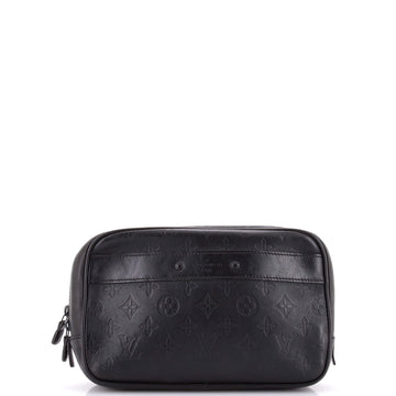 Louis Vuitton Toiletry Pouch Monogram Shadow Leather GM