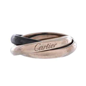 Cartier Trinity Ring 18K White Gold and Ceramic