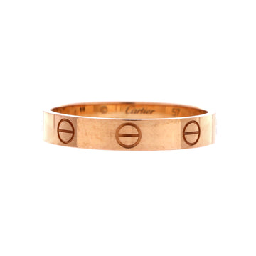 Cartier Love Wedding Band Ring 18K Rose Gold