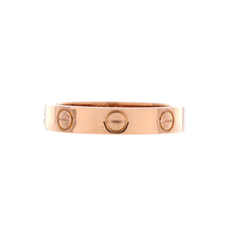 Cartier Love Wedding Band Ring 18K Rose Gold