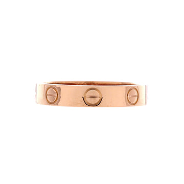 Cartier Love Wedding Band Ring 18K Rose Gold
