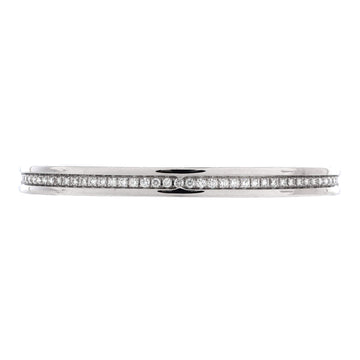 Bvlgari B.Zero1 Cuff Bracelet 18K White Gold with Pave Diamonds
