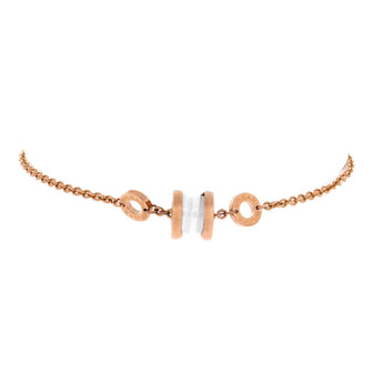 Bvlgari B.Zero1 Soft Bracelet 18K Rose Gold with Ceramic