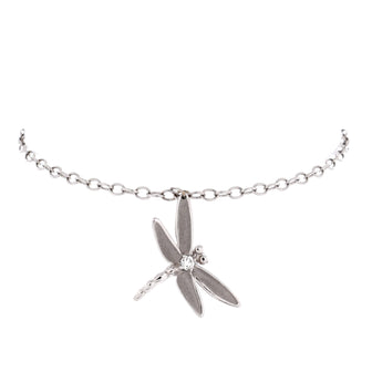 Tiffany & Co. Dragonfly Chain Bracelet 18K White Gold and Diamonds