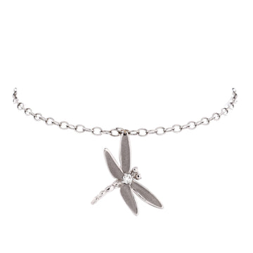 Tiffany & Co. Dragonfly Chain Bracelet 18K White Gold and Diamonds