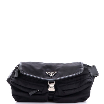 Prada Double Front Pocket Belt Bag Re-Nylon