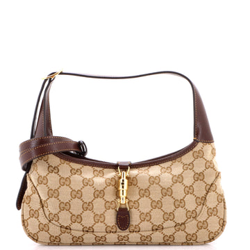 Gucci Jackie Slim Shoulder Bag GG Canvas Medium