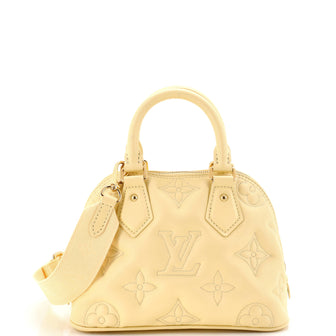 Louis Vuitton Alma Handbag Bubblegram Leather BB