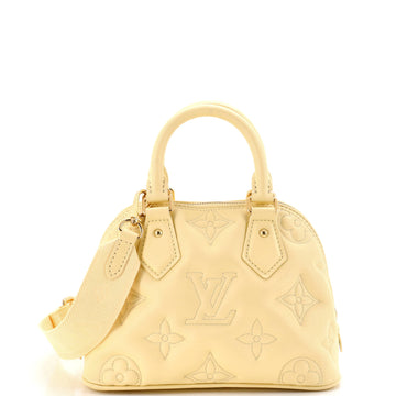 Louis Vuitton Alma Handbag Bubblegram Leather BB