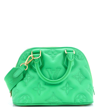 Louis Vuitton Alma Handbag Bubblegram Leather BB