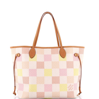 Louis Vuitton Neverfull NM Tote Limited Edition Damierlicious Giant MM