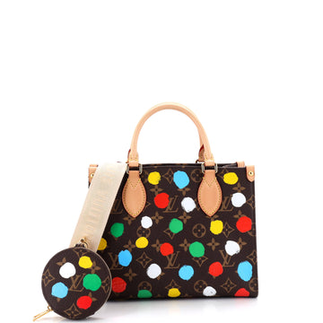 Louis Vuitton OnTheGo Tote Yayoi Kusama Painted Dots Monogram Canvas PM