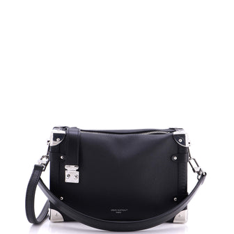 Louis Vuitton Side Trunk Handbag Taurillon Leather MM