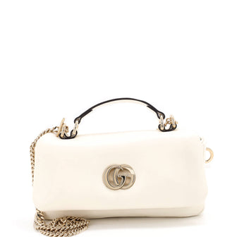 Gucci GG Milano Top Handle Bag Leather Mini