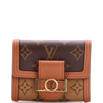 Louis Vuitton Dauphine Wallet Reverse Monogram Canvas Compact