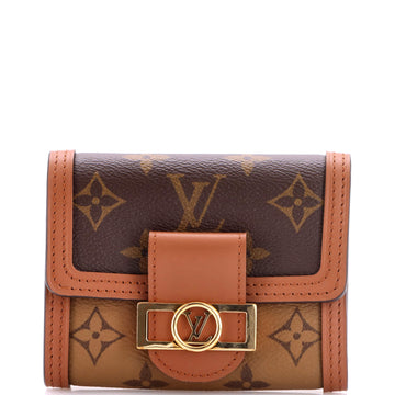 Louis Vuitton Dauphine Wallet Reverse Monogram Canvas Compact