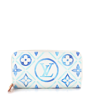 Louis Vuitton Zippy Wallet By The Pool Monogram Tile Canvas
