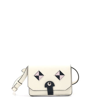 Hermes Chien Card Holder with Strap Swift and Chevre Mysore