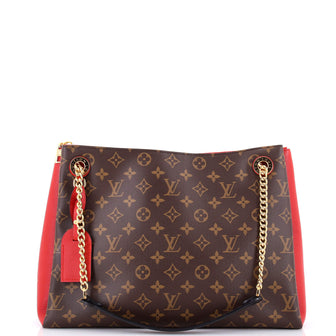 Louis Vuitton Surene Handbag Monogram Canvas with Leather MM