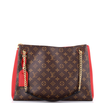 Louis Vuitton Surene Handbag Monogram Canvas with Leather MM
