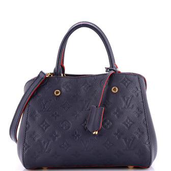 Louis Vuitton Montaigne Handbag Monogram Empreinte Leather BB